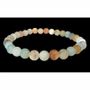 Bracelets - 6mm pearls multicolor Amazonite bracelet - ARABESK