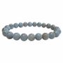 Bracelets - Orange Angelite 8mm pearls Bracelet - ARABESK