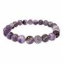 Bracelets - Bracelet Amethyst banded A pearls 7.5-8.5mm - ARABESK