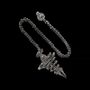 Jewelry - Black metal spiral pendulum - ARABESK