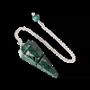 Bijoux - Pendule Malachite conique 6 faces - ARABESK