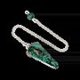 Bijoux - Pendule Malachite conique 6 faces - ARABESK