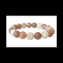 Bracelets - Bracelet Pierre de Lune Multicolore A perles 10mm - ARABESK
