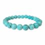 Bracelets - Turquenite natural tinted Howlite A 8mm pearls bracelet - ARABESK