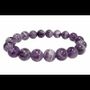 Bracelets - Bracelet Améthyste rubanée A perles 10mm - ARABESK