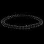 Bracelets - A grade black tourmaline 4mm pearls bracelet - ARABESK