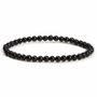 Bracelets - Bracelet perles Obsidienne noire A 4mm - ARABESK