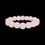 Bracelets - Rose quartz A 12mm pearls brace - ARABESK