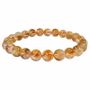 Bracelets - Heated Citrine bracelet A beads 7-8mm - ARABESK