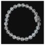 Bracelets - Bracelet Cristal de roche & Bouddha perles 6mm - ARABESK