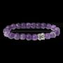 Bracelets - Bracelet Amethyste & Bouddha A perles 8mm - ARABESK