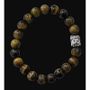 Bracelets - Bracelet Oeil de tigre & Bouddha A perles 8mm - ARABESK