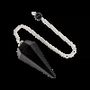 Jewelry - Black Obsidian Conical Pendulum 6 Sides - ARABESK