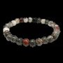 Bracelets - Bloodstone heliotrope jasper bracelet beads 6-7mm - ARABESK