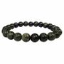 Bracelets - Bracelet Serpentine Pérou perles 8mm - ARABESK
