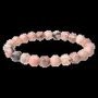Bracelets - Pink Opal Bracelet beads 8-9mm - ARABESK