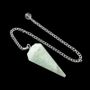 Jewelry - Amazonite conical pendulum 6 faces - ARABESK