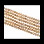Bijoux - Citrine Chauffée A perles 6-7mm sur fil 40cm - ARABESK