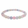 Bracelets - Bracelet Béryls Aigue marine & Morganite A perles 6-7mm - ARABESK