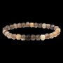 Bracelets - Black Moonstone Bracelet With Beads 5.7-6.7mm - ARABESK