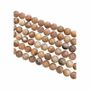 Jewelry - Moon stone Adular multicolor 8mm pearls on string - ARABESK
