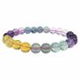 Bracelets - Multicolor Fluorite 8mm AAA pearls bracelace - ARABESK