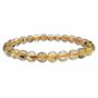 Bracelets - Rock Crystal Bracelet Rutile Hematite AA beads 7.5-8.5mm - ARABESK