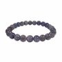Bracelets - Cordierite Lolite AA bracelet beads 6-7mm - ARABESK