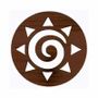 Wireless lamps - Wooden magnetic panel - Star/Sun - ARABESK
