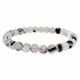 Bracelets - Rock Crystal Tourmaline A 6mm pearls bracelet - ARABESK