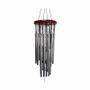 Decorative objects - Chime 2 Levels Leaf Silver 95cm - ARABESK