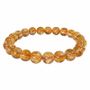 Bracelets - Heated Citrine Bracelet AA Beads 7.5-8.5mm - ARABESK