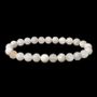 Bracelets - Peristerite white moonstone bracelet beads 7.5-8.5mm - ARABESK