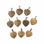 Bijoux - Pendentif Coeur Jaspe Paysage 20mm x10 - ARABESK