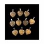 Bijoux - Pendentif Coeur Jaspe Paysage 20mm x10 - ARABESK