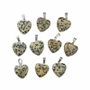Jewelry - Dalmatian Jasper Heart Pendant 15mm x10 - ARABESK