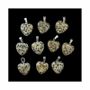 Jewelry - Dalmatian Jasper Heart Pendant 15mm x10 - ARABESK