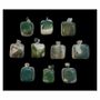 Bijoux - Pendentif pierre roulée Agate Mousse x 10 - ARABESK