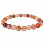 Bracelets - Multicolor Hematoid Quartz Bracelet AA beads 7.5-8.5mm - ARABESK