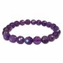 Bracelets - Bracelet Amethyste Facettée AA perles 8mm - ARABESK