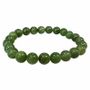 Bracelets - Bracelet Jade Nephrite Canada AA beads 8mm - ARABESK