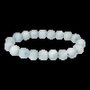 Bracelets - Aquamarine A beads bracelet 9-10mm - ARABESK