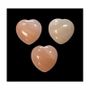 Bijoux - Coeur en Aventurine Orange A 30mm x3 - ARABESK