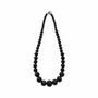Jewelry - Celestial Eye Obsidian A Necklace Drop Beads 6-14mm 45cm - ARABESK