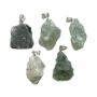 Jewelry - Moss Agate Rough Stone Pendant x5 - ARABESK