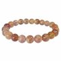 Bracelets - Bracelet Fluorine Jaune Violette AA perles 7.5-8.5mm - ARABESK