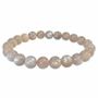 Bracelets - Gray Moonstone Bracelet AA beads 7-8mm - ARABESK
