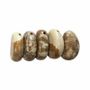 Jewelry - Pierced Stone Pendant Jasper Landscape A 20-30mm X 5 - ARABESK