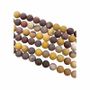 Bijoux - Jaspe Mokaite A perles mates 6mm sur fil 40cm - ARABESK