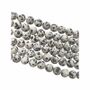 Bijoux - Jaspe Dalmatien perles mates 8mm sur fil 40cm - ARABESK